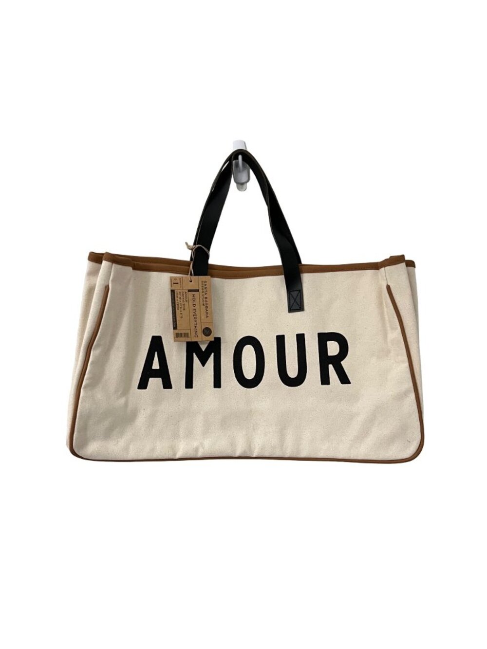 Santa Barbara Design Studio Womens Light Canvas Amour Tote Bag NWT
